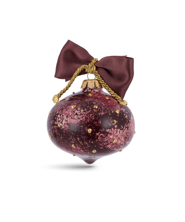 Natalia Bauble, Gold/Burgundy