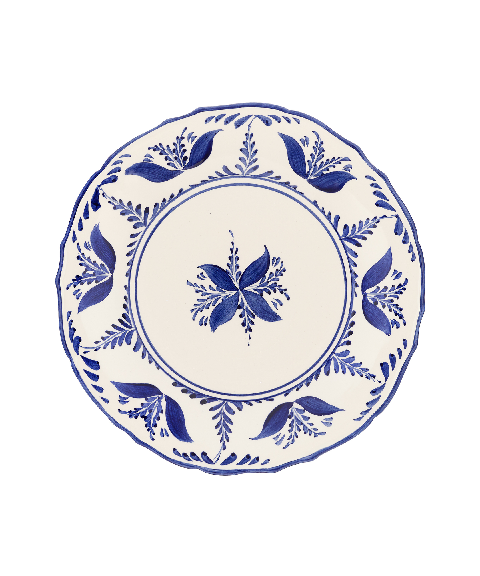 Ottilie Dinner Plate, Blue