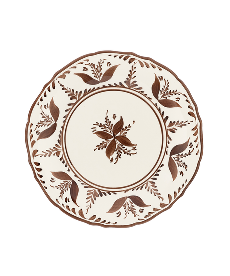 Ottilie Dinner Plate, Brown
