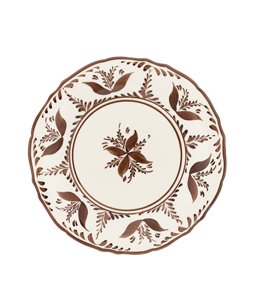 Ottilie Dinner Plate, Brown