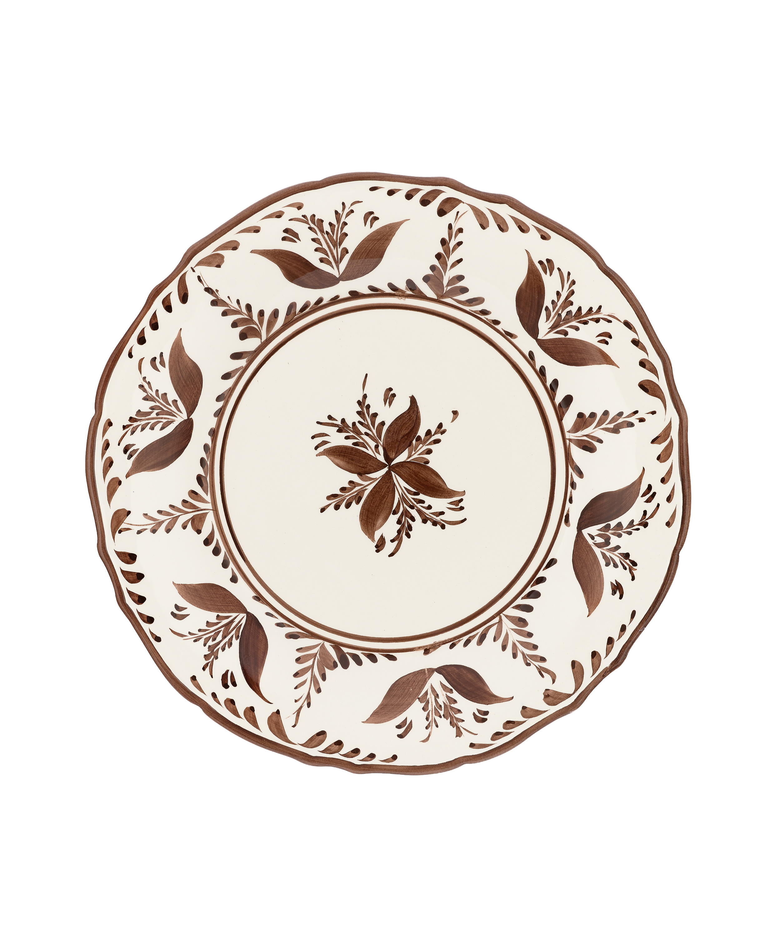 Ottilie Dinner Plate, Brown