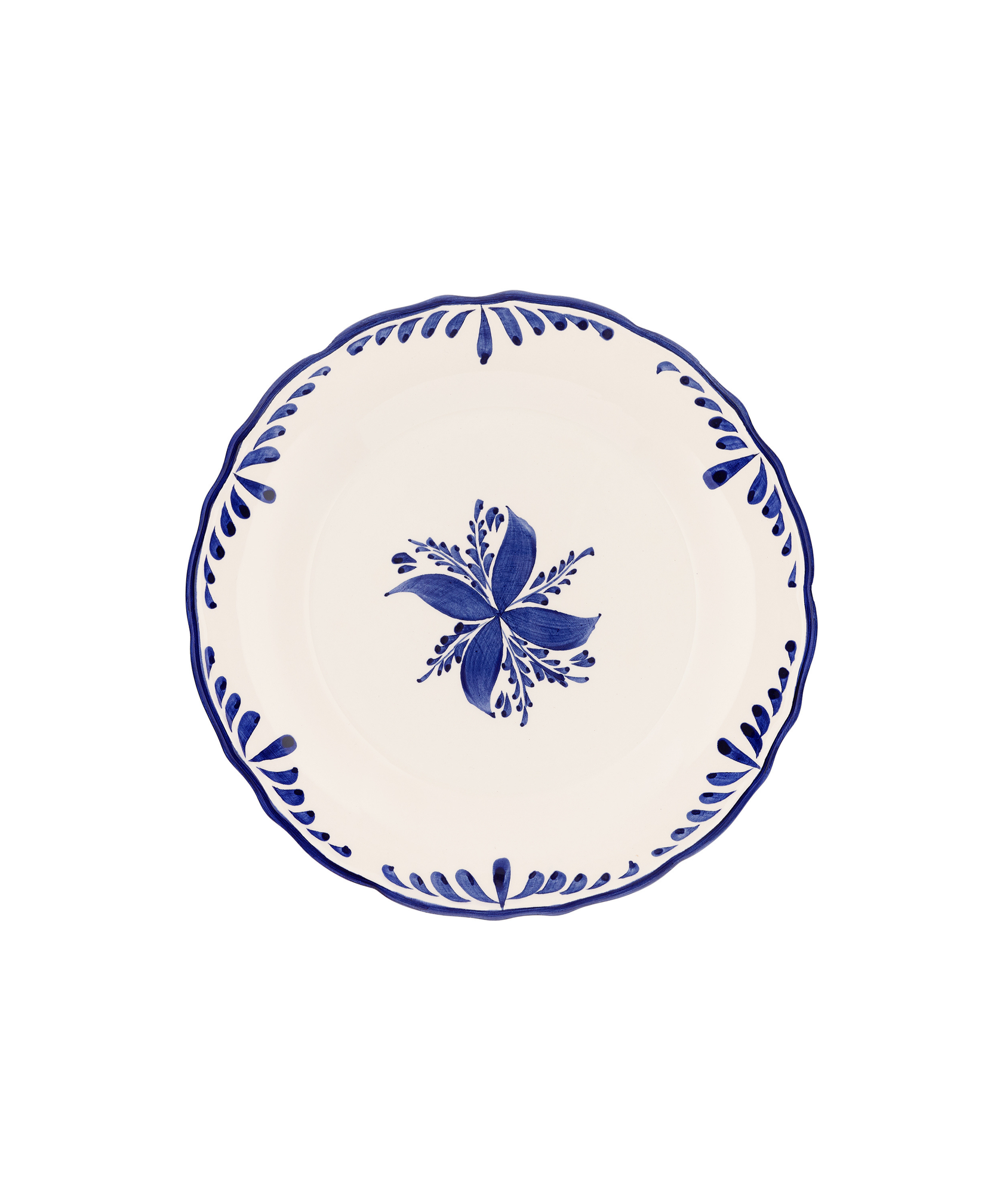 Ottilie Dessert Plate, Blue