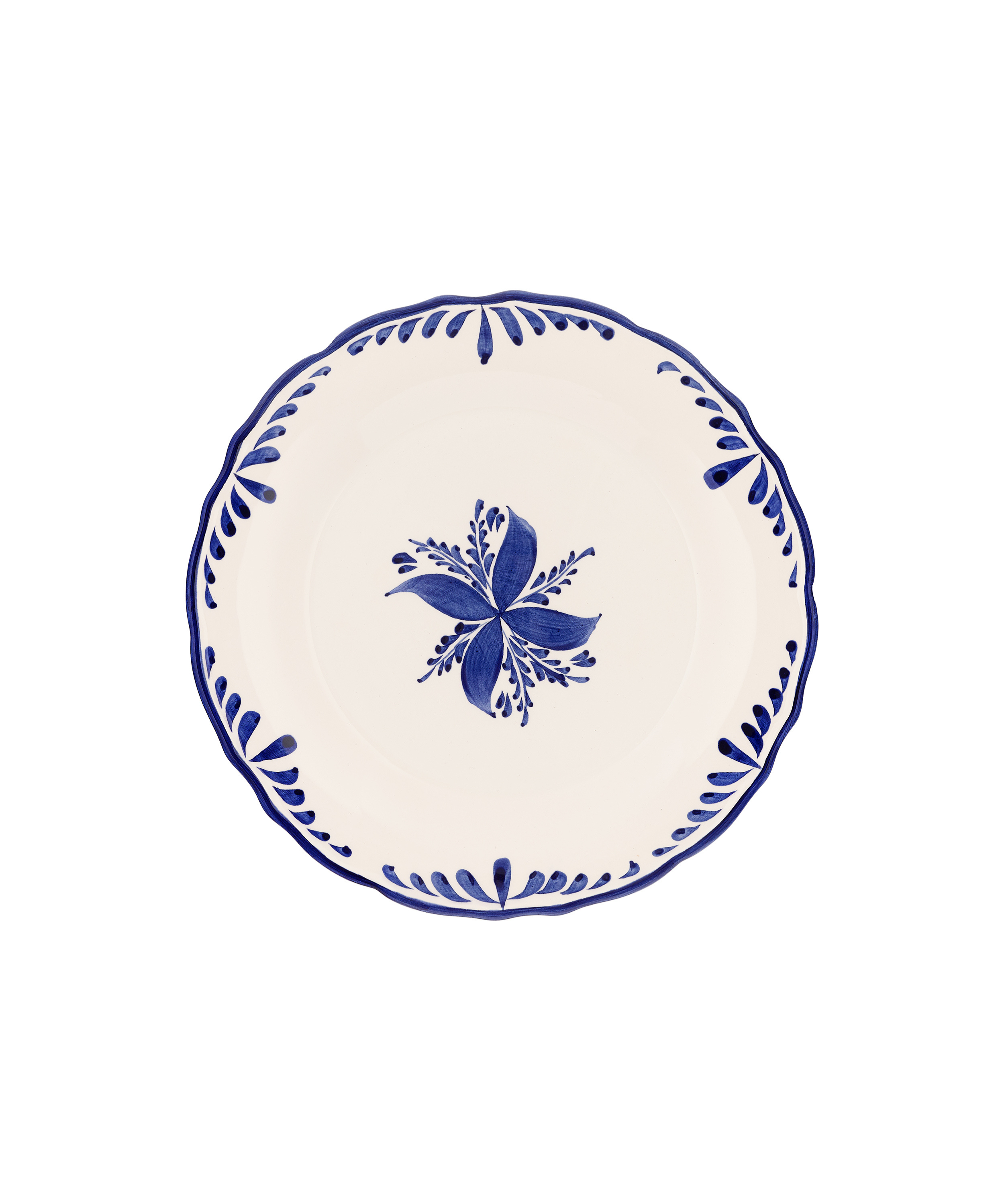 Ottilie Dessert Plate, Blue