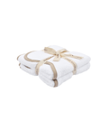 Pair of Amelia Scalloped Guest Towels, Taupe