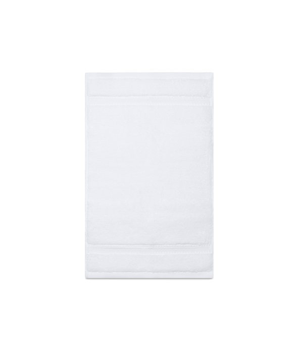 Maria Organic Guest Towels, White, Cut Out