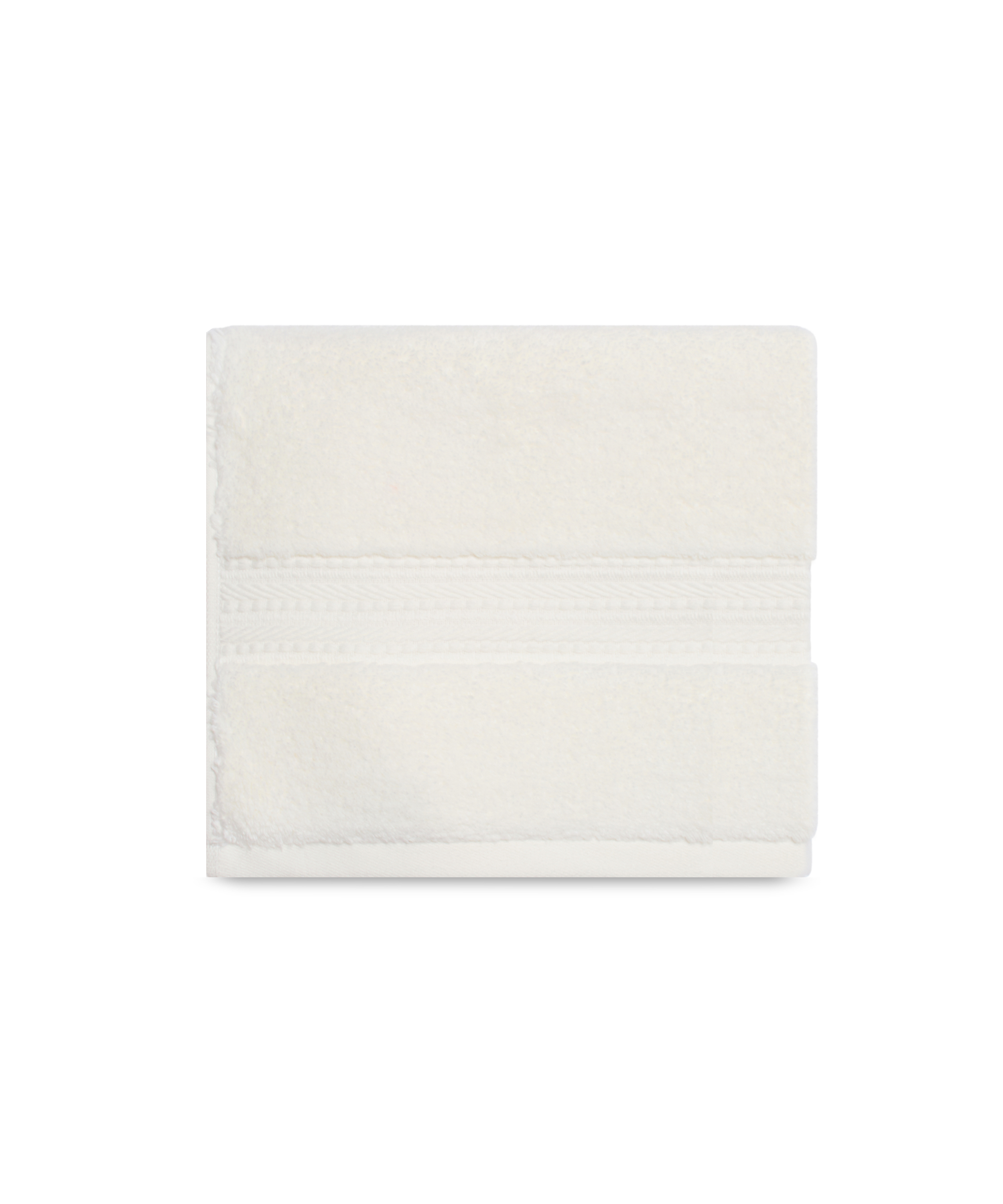 Pair of Maria Organic Hand Towels, Ivory