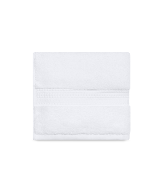 Pair of Maria Organic Hand Towels, White