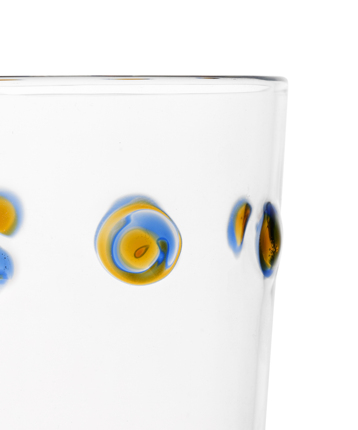 Pair of Marianna Tumblers, Blue/Amber