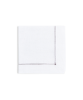 Pair of Agatha Hemstitch Linens Napkins, Burgundy