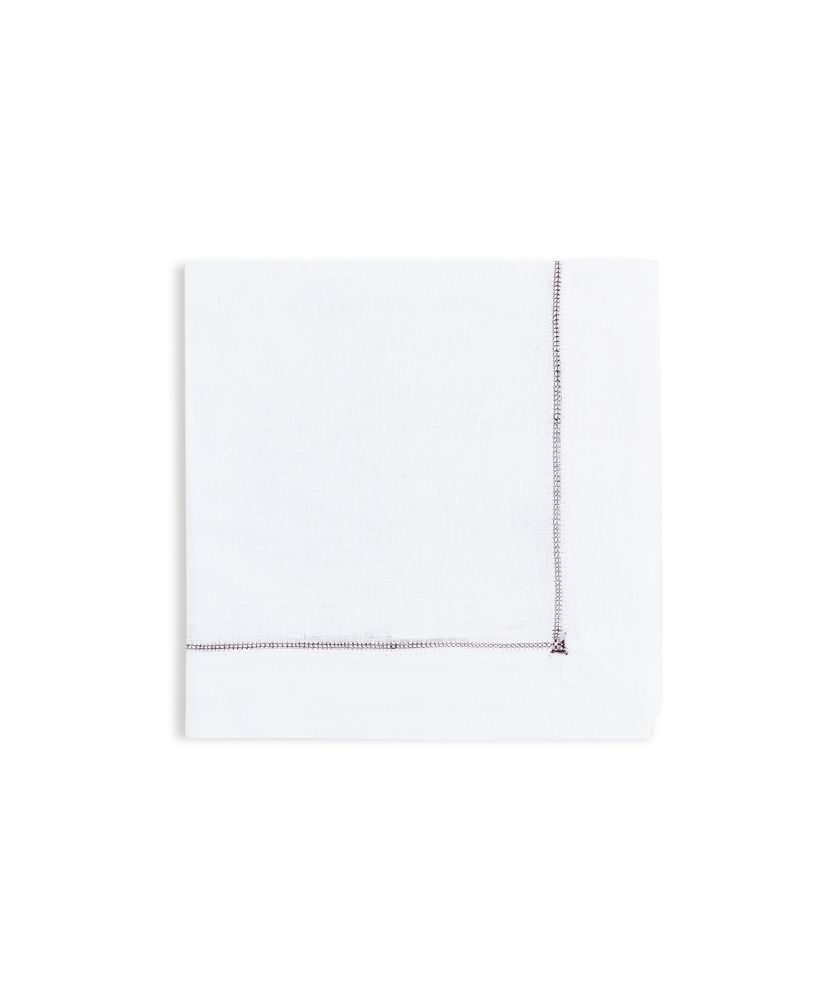 Pair of Agatha Hemstitch Linens Napkins, Burgundy