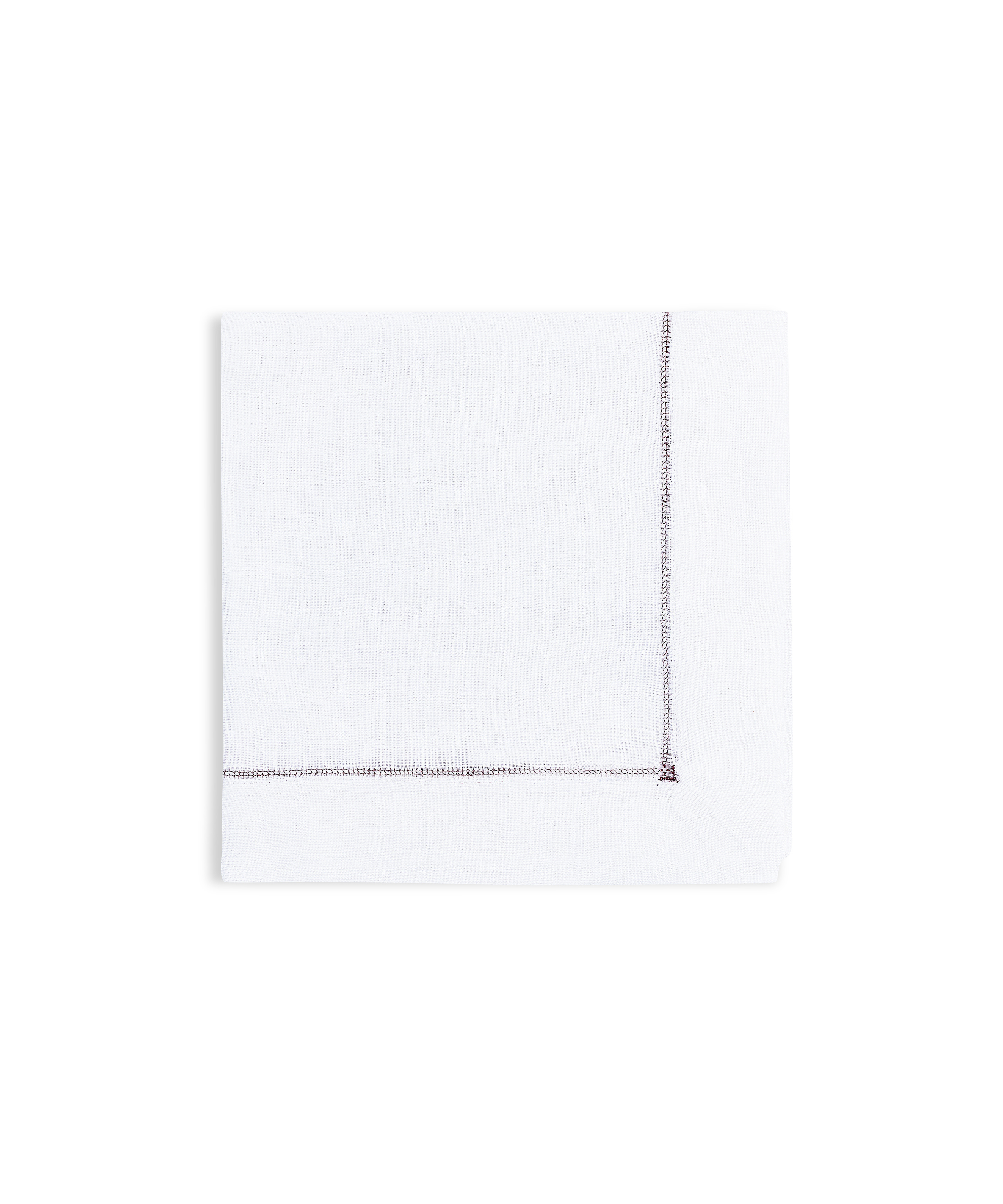 Pair of Agatha Hemstitch Linens Napkins, Burgundy