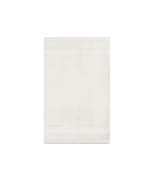 Maria Organic Guest Towels, Ivory, Cut Out