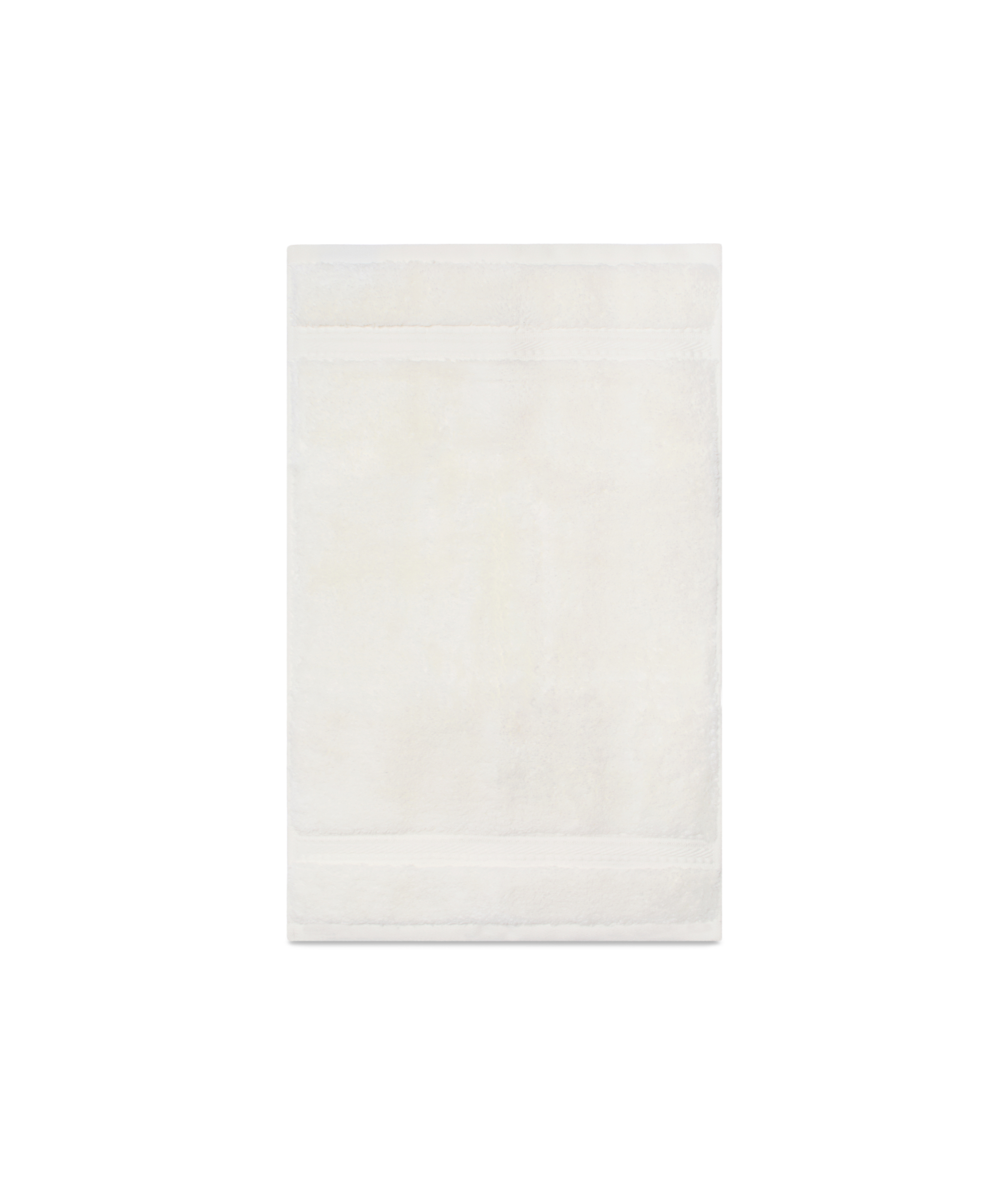 Maria Organic Guest Towels, Ivory, Cut Out