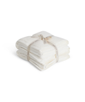 Pair of Maria Organic Hand Towels, Ivory