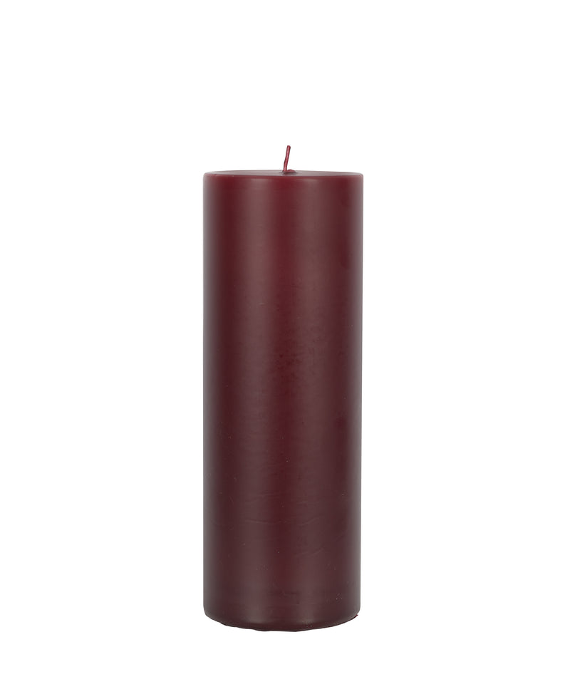 Rebecca Udall, Medium Paraffin Wax Pillar Candles, Burgundy Deep Purple