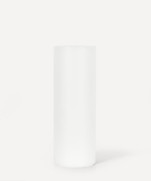 Rebecca Udall, Medium Handmade Paraffin Wax Pillar Candles, White