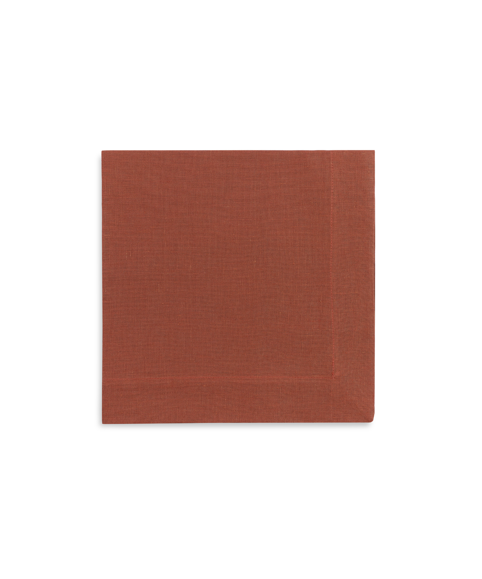 Pair of Nancy Linen Napkins, Burnt Sienna