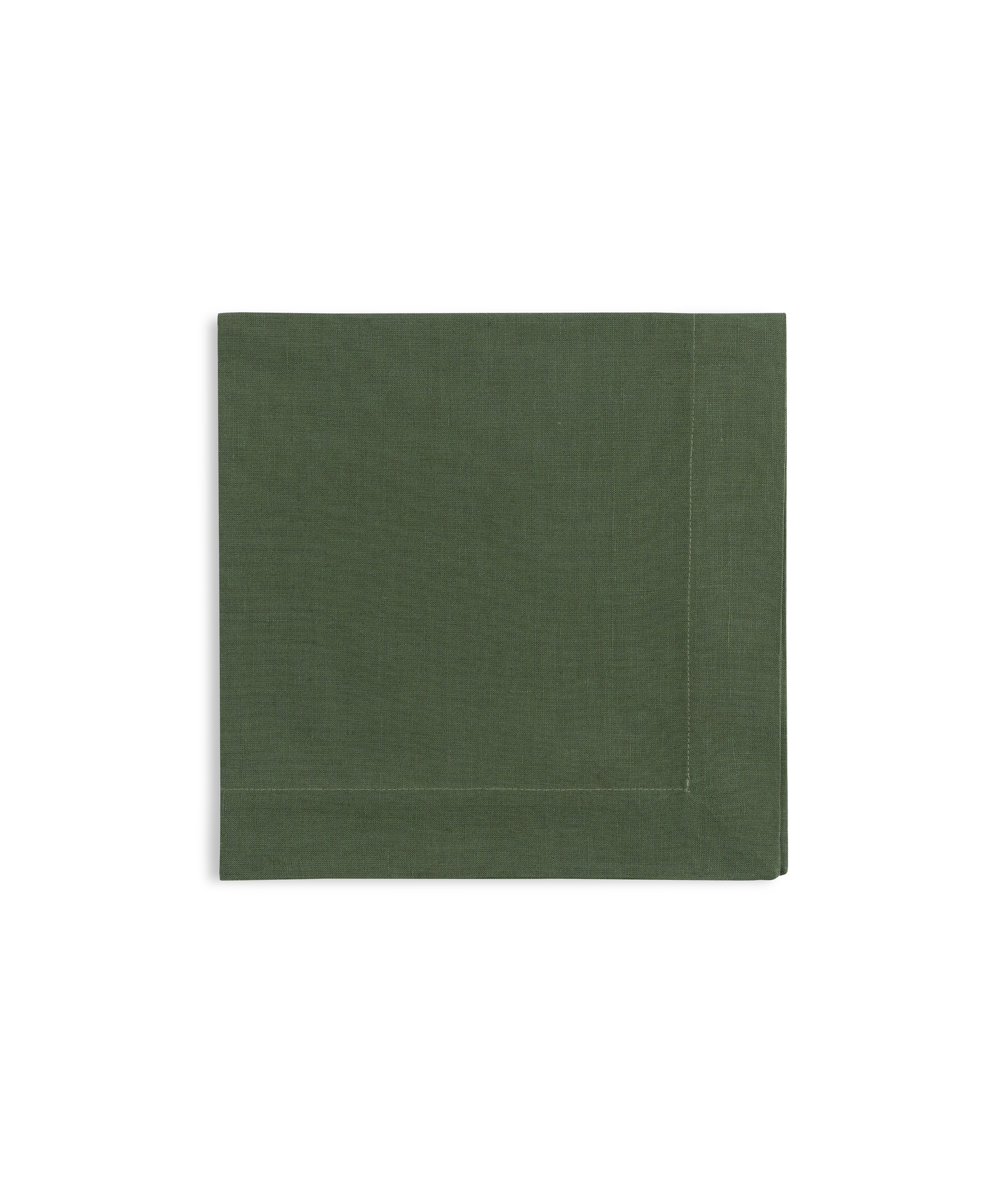 Pair of Nancy Linen Napkins, Pine Green