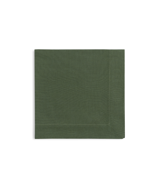 Pair of Nancy Linen Napkins, Pine Green