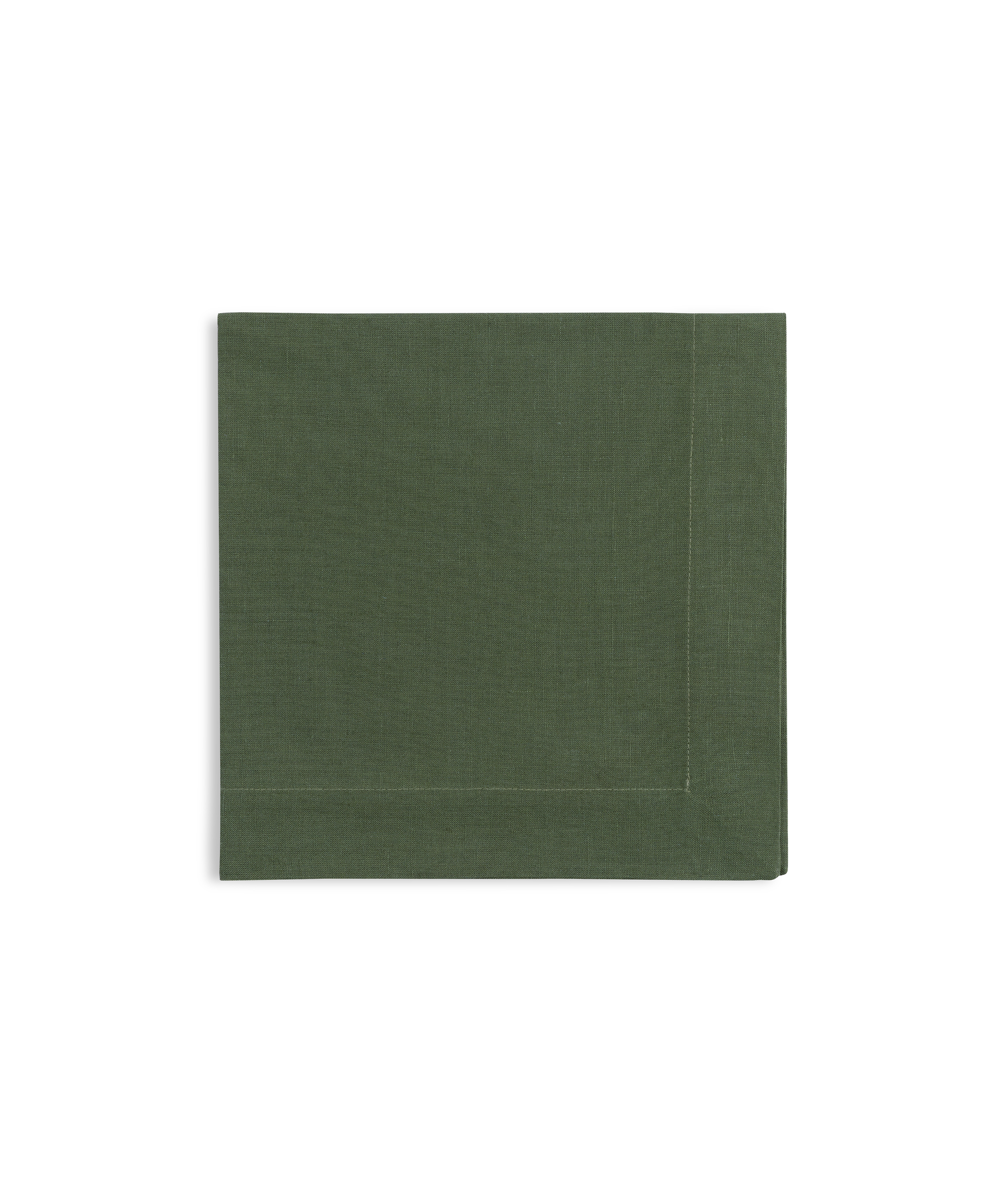 Pair of Nancy Linen Napkins, Pine Green