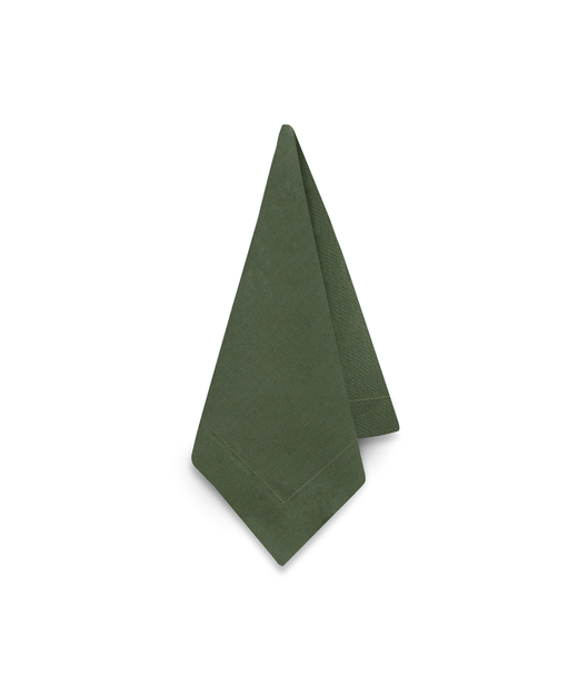 Pair of Nancy Linen Napkins, Pine Green