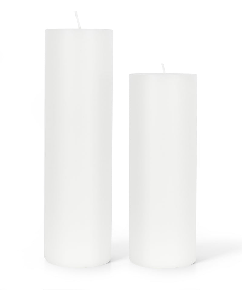 Rebecca Udall, Medium Wax Pillar Candles, White