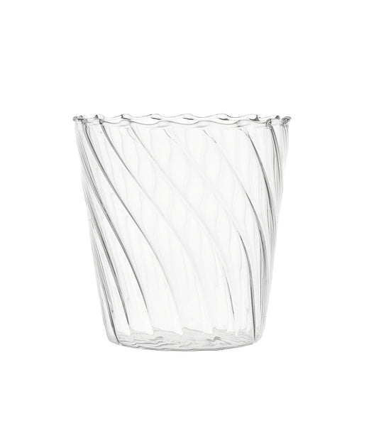 Rebecca Udall, Pair of Rippled Detail Borosilicate Glass Tumblers