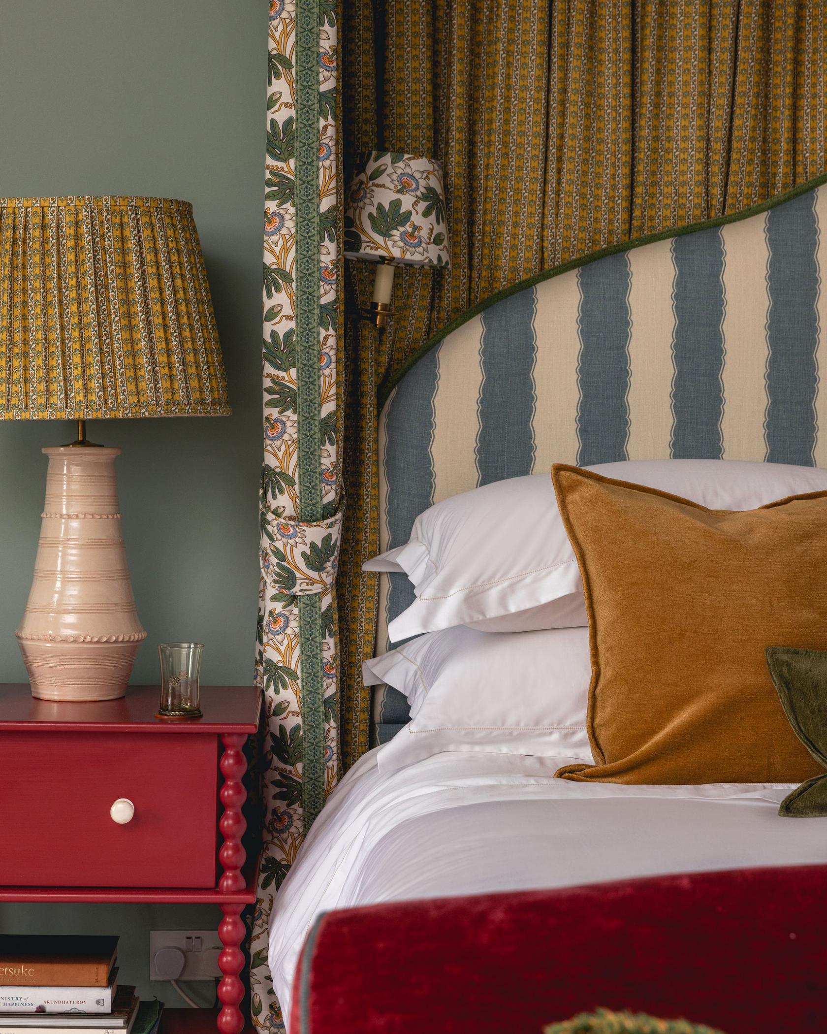 Porto Hemstitch Bed Linen, Straw