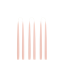 Rebecca Udall Set of 6 Danish Taper Candles, Light Pink