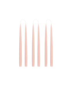 Rebecca Udall Set of 6 Danish Taper Candles, Light Pink