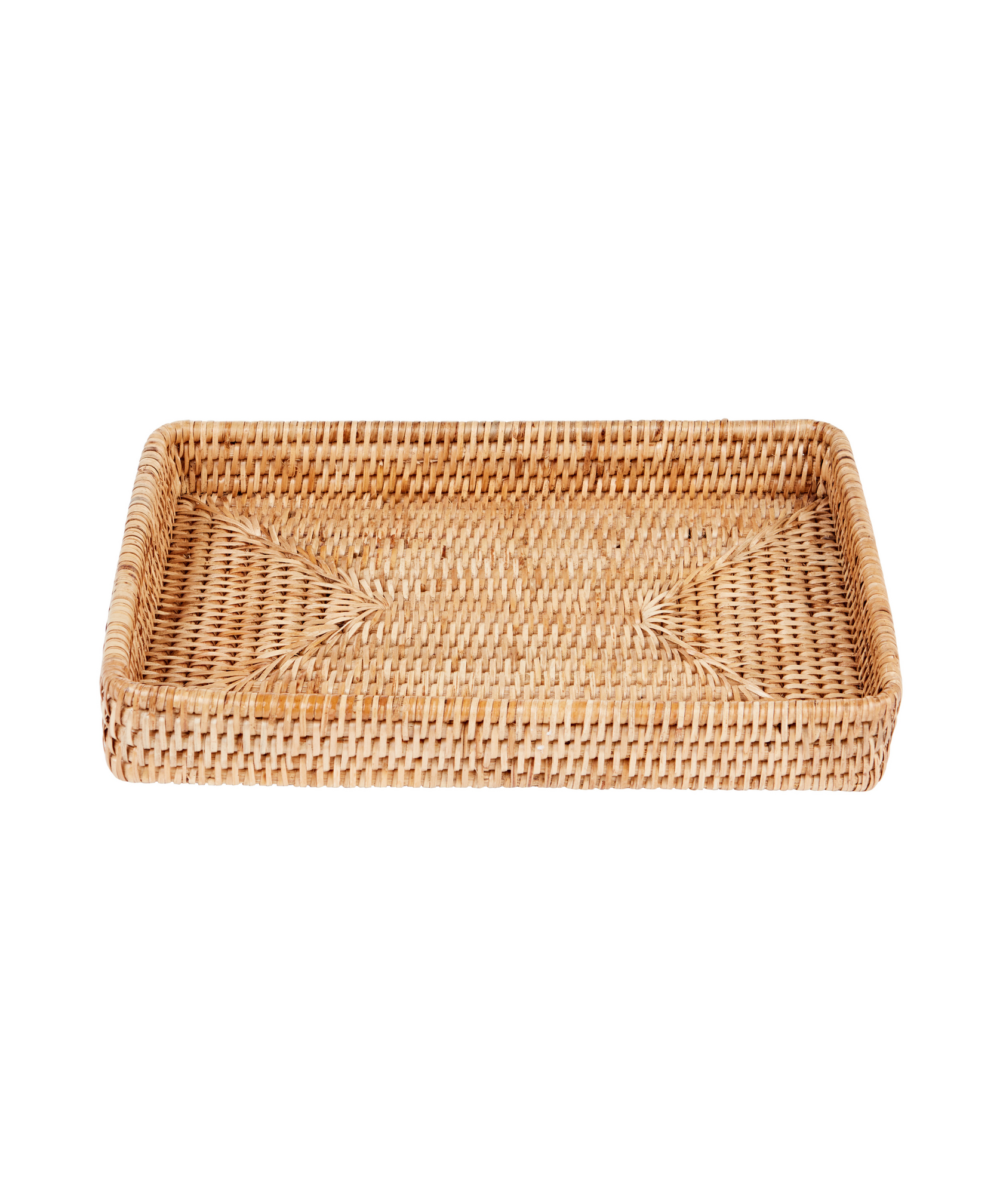 Rebecca Udall Handwoven Wicker Rattan Decoration Tray