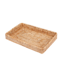 Rebecca Udall Handwoven Wicker Rattan Decoration Tray