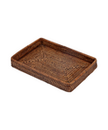 Rebecca Udall Rattan Decoration Tray, Brown