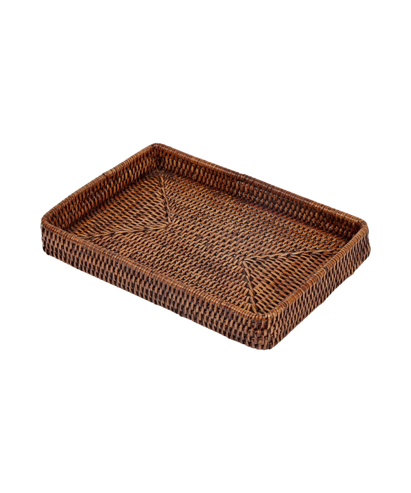 Rebecca Udall Rattan Decoration Tray, Brown
