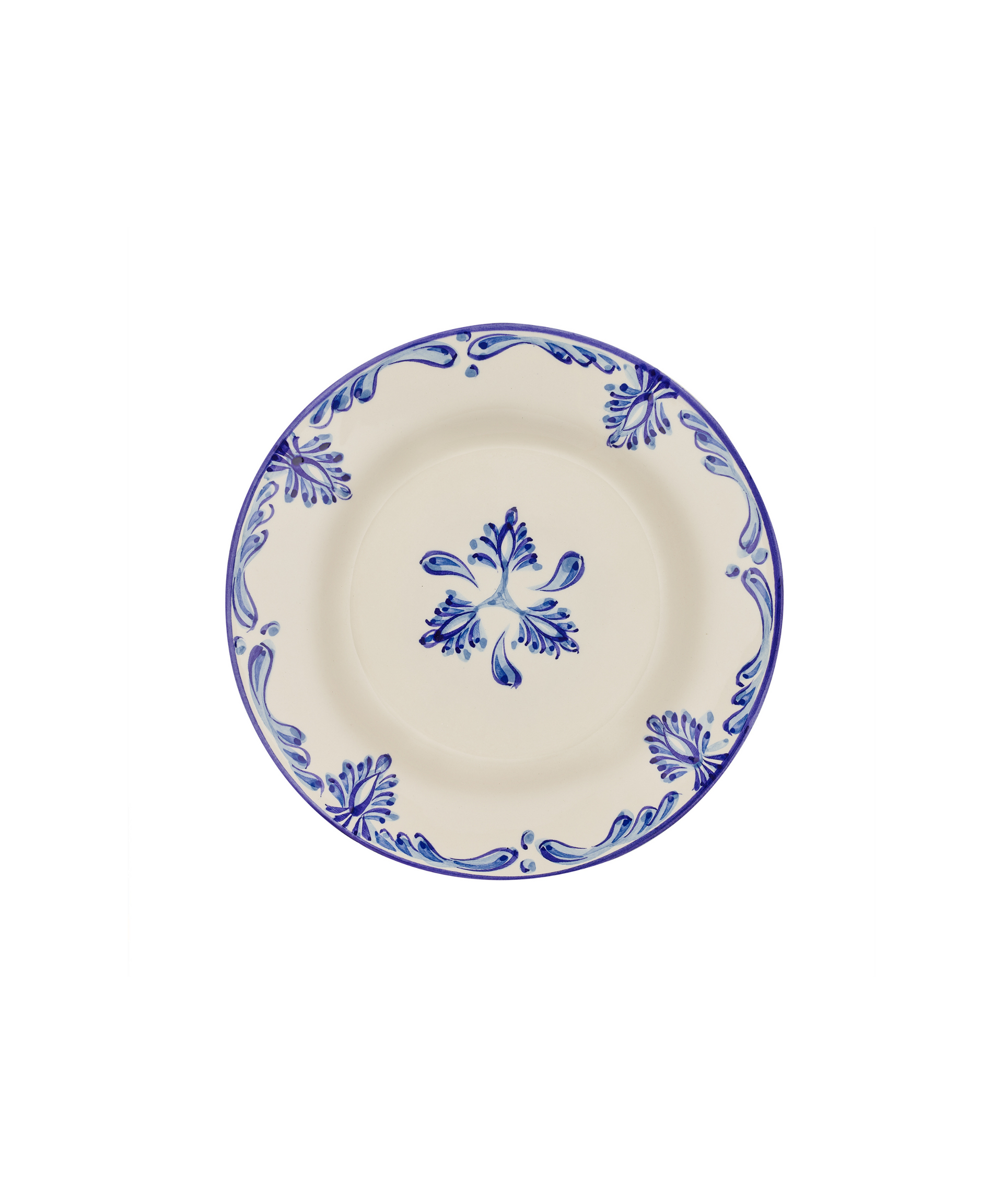 Eleanor Dessert Plate, Blue - Individual
