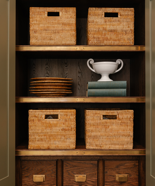 Rattan Storage Baskets, Natural