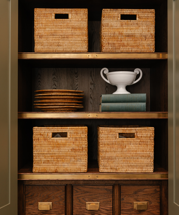 Rattan Storage Baskets, Natural