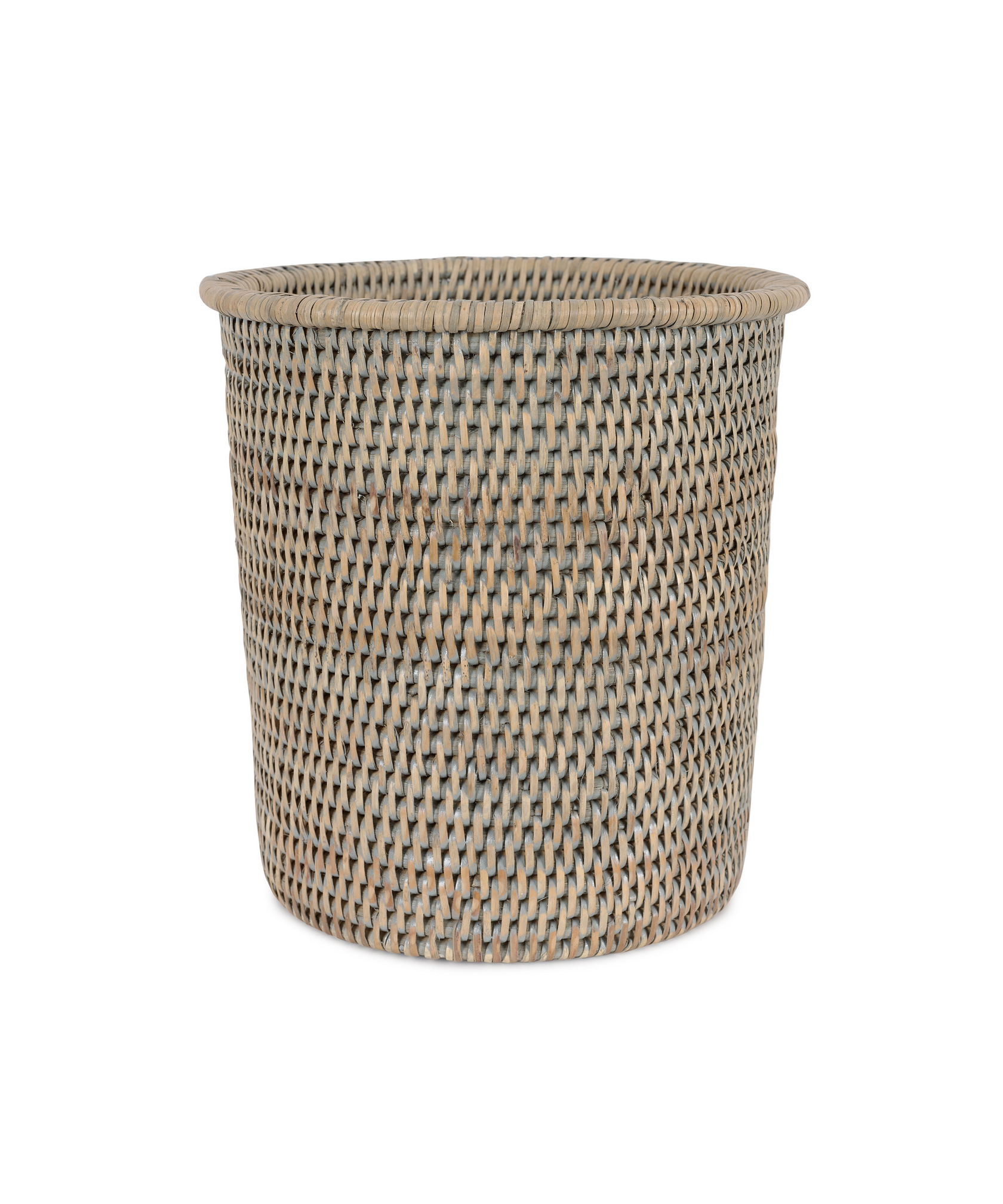 Rebecca Udall Rattan Waste Paper Bin, Taupe, Cut Out
