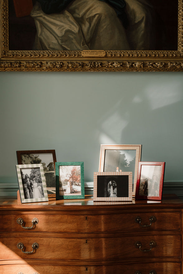 Bianca Photo Frame, Forest Green, Lifestyle