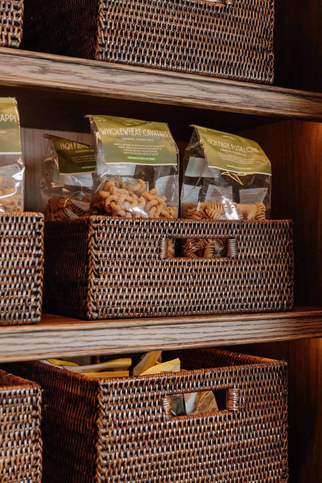 Rattan Storage Baskets, Natural, Storage Styling