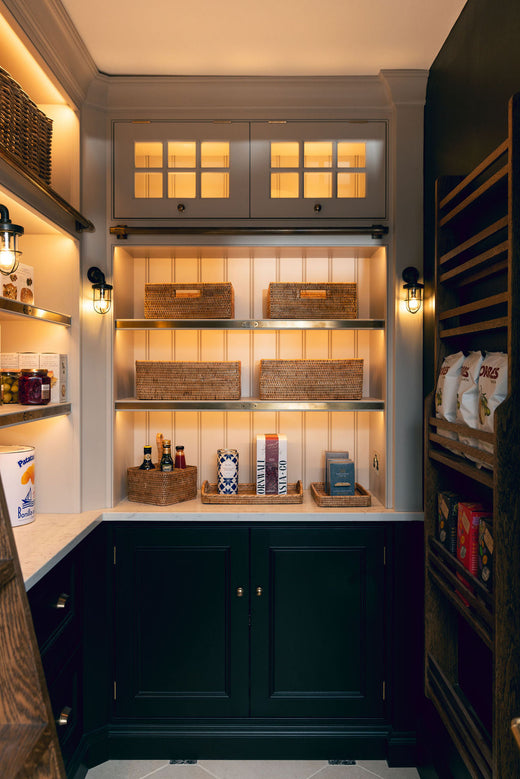 Rattan Storage Baskets, Natural, Pantry