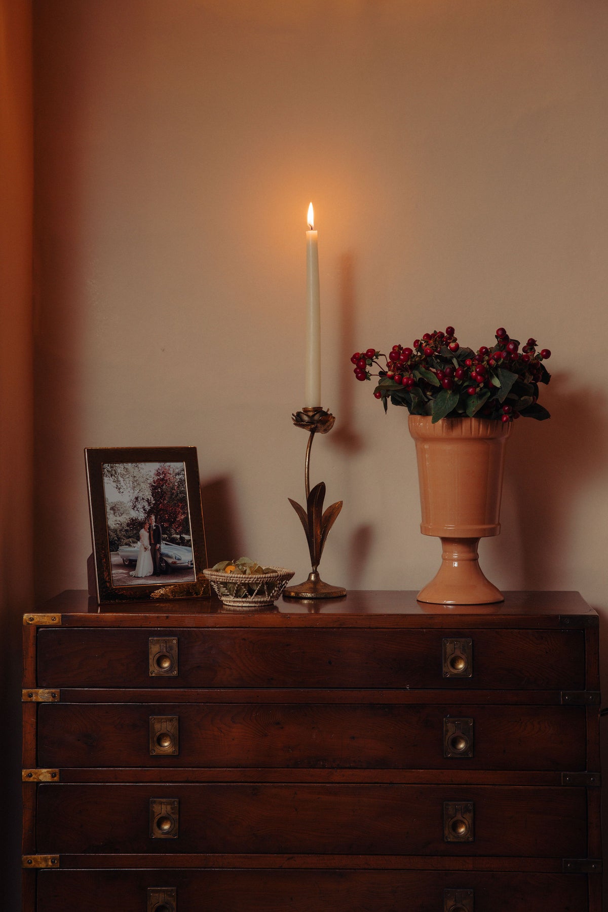 Set 6 Danish Taper Candles Soft