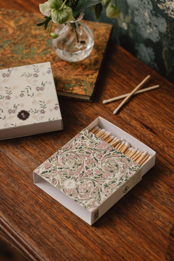 Rebecca Udall Hellebore Floral Matchbox with Matches