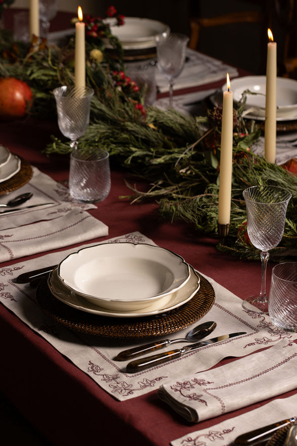 Madeleine Pasta Bowl, Gold Filet