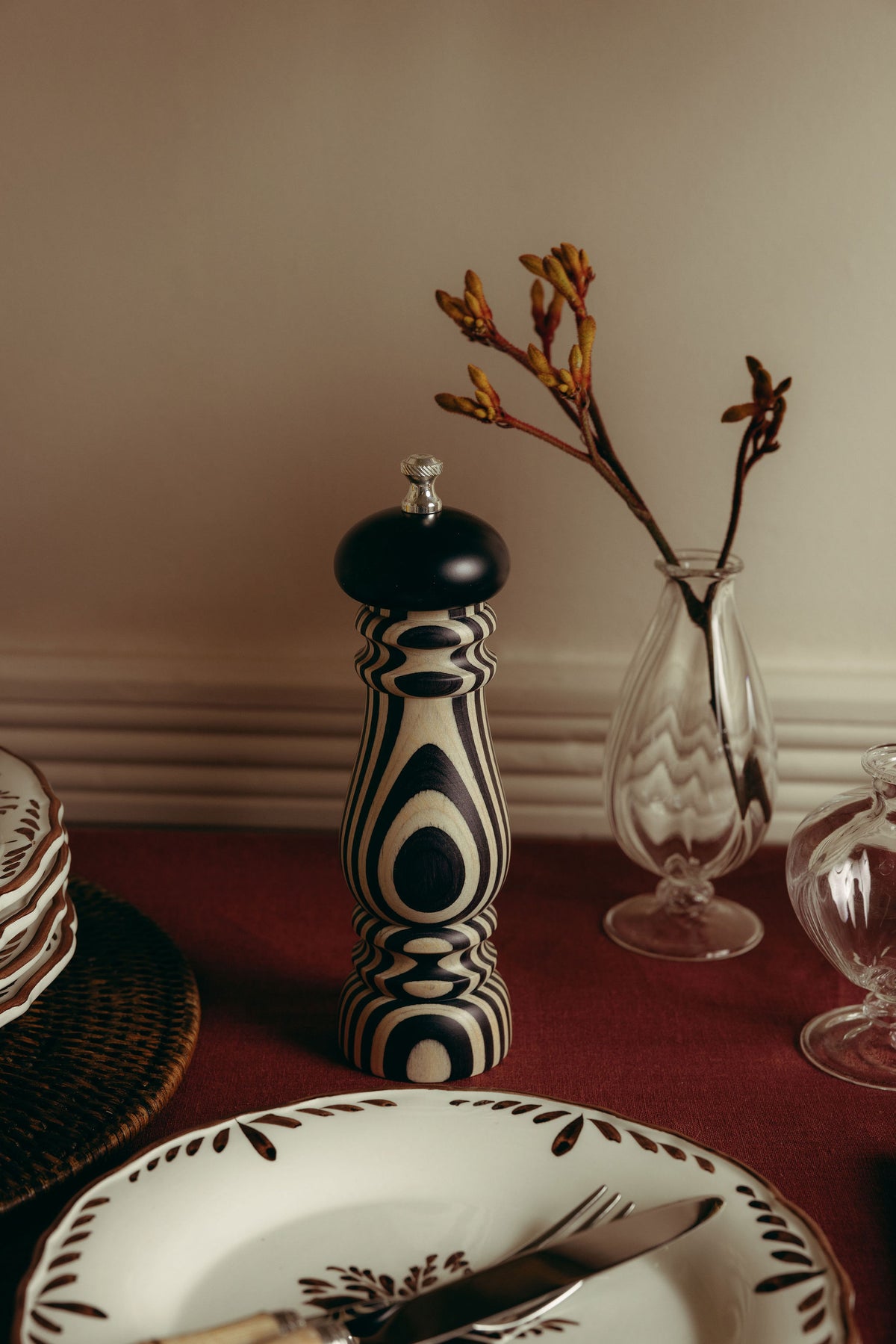 Odessa Striped Pepper Mill