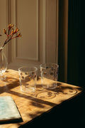 Pair of Marianna Tumblers, Blue/Amber
