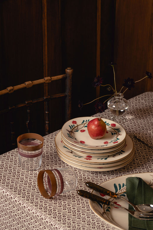 Agnes Rectangular Linen Tablecloth