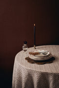 Agnes Round Pleated Linen Tablecloth
