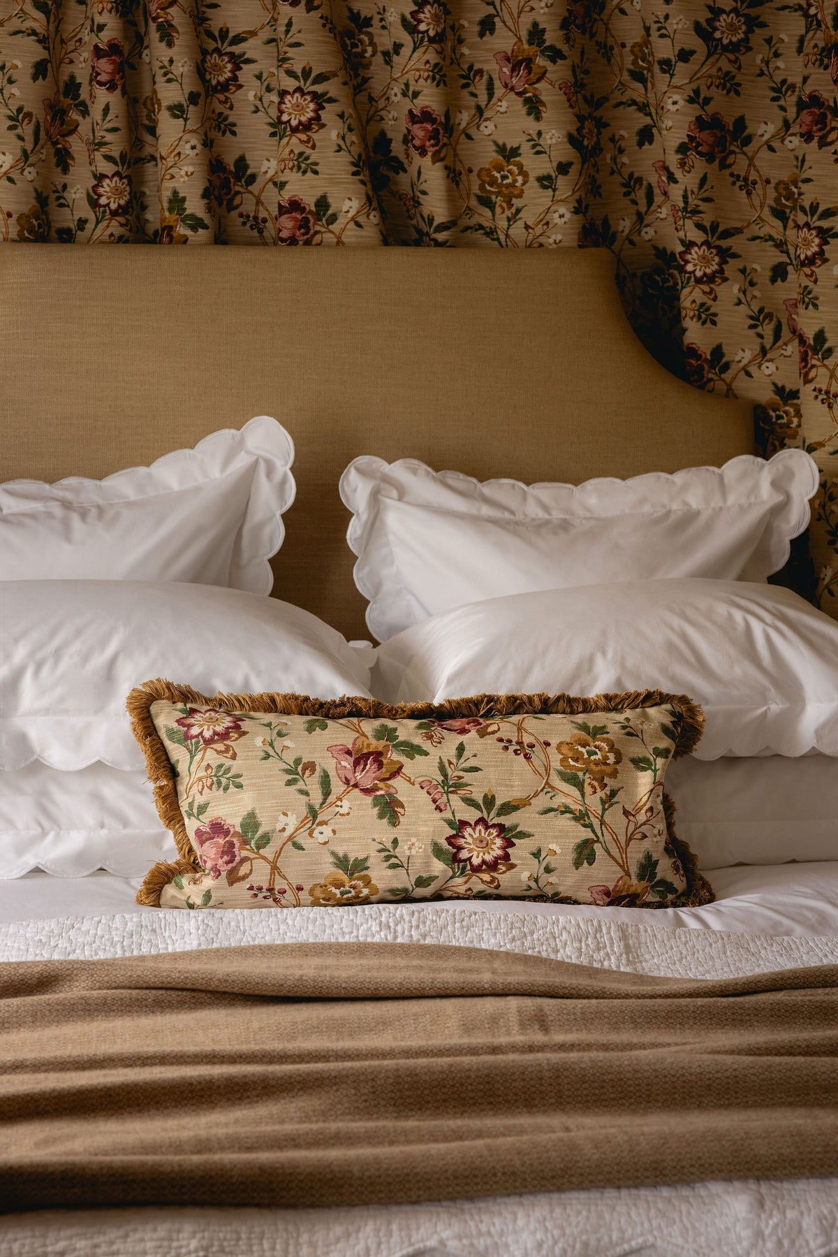 Emily Fringed Lumbar Cushion