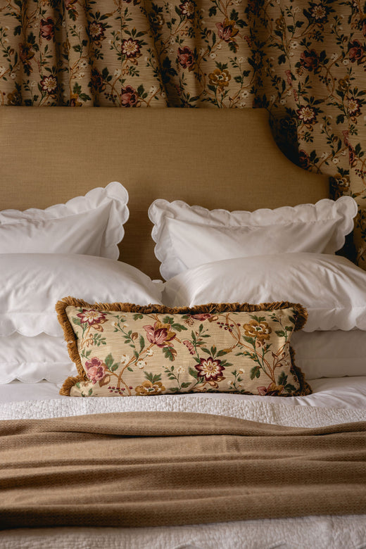 Emily Fringed Lumbar Cushion